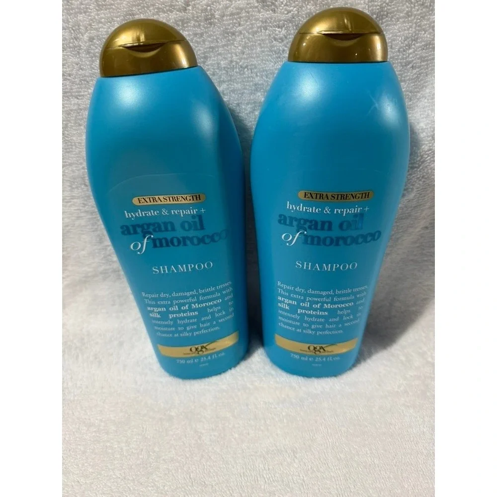 OGX Extra Strength Hydrate Repair Argan Oil of Morocco Shampoo 25.4oz 2 Pack
